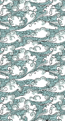 Store intérieur Nuages et vent