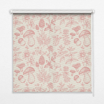 Store intérieur Champignons dessinés