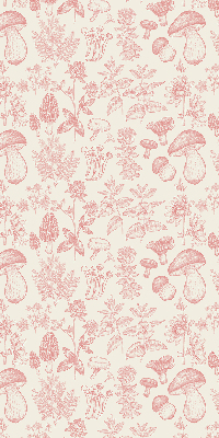 Store intérieur Champignons dessinés