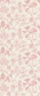 Store intérieur Champignons dessinés