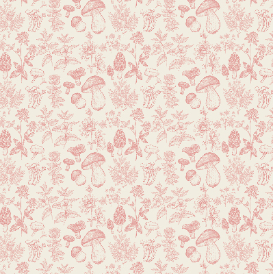 Store intérieur Champignons dessinés