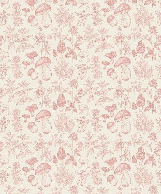 Store intérieur Champignons dessinés