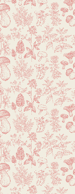 Store intérieur Champignons dessinés