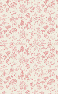 Store intérieur Champignons dessinés