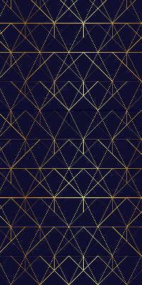 Store intérieur Lignes jaunes connectées en triangles