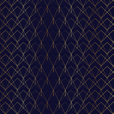 Store intérieur Lignes jaunes connectées en triangles