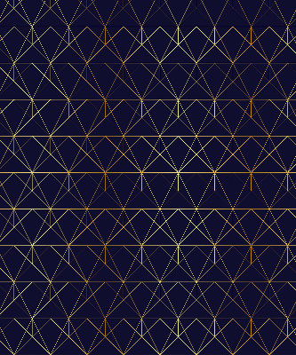 Store intérieur Lignes jaunes connectées en triangles