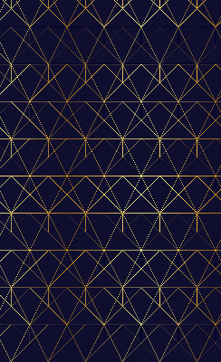 Store intérieur Lignes jaunes connectées en triangles