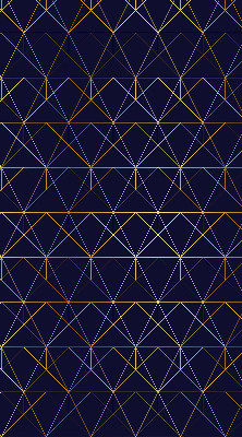 Store intérieur Lignes jaunes connectées en triangles