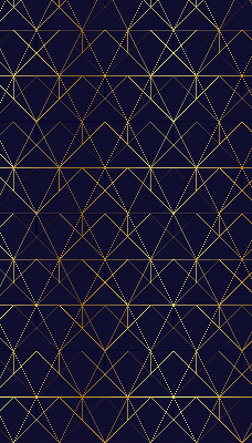 Store intérieur Lignes jaunes connectées en triangles