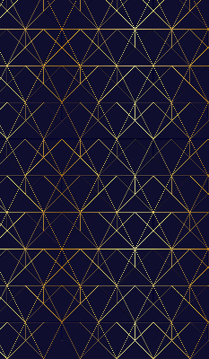 Store intérieur Lignes jaunes connectées en triangles