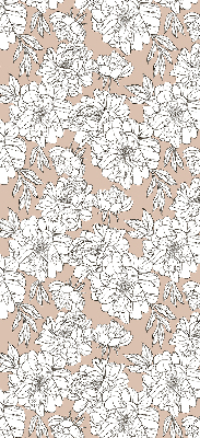 Store enrouleur Fleurs dessinées