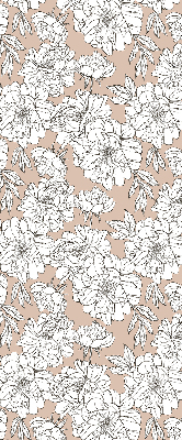 Store enrouleur Fleurs dessinées