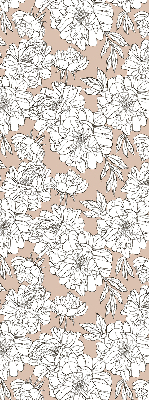 Store enrouleur Fleurs dessinées