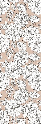 Store enrouleur Fleurs dessinées