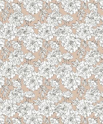 Store enrouleur Fleurs dessinées