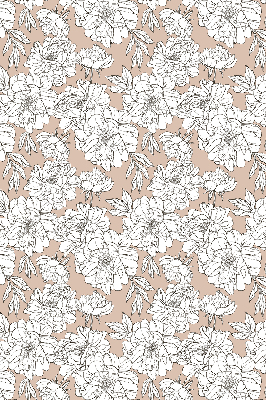 Store enrouleur Fleurs dessinées