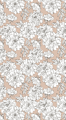 Store enrouleur Fleurs dessinées