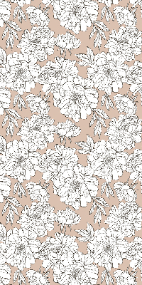 Store enrouleur Fleurs dessinées