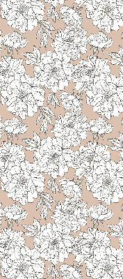 Store enrouleur Fleurs dessinées