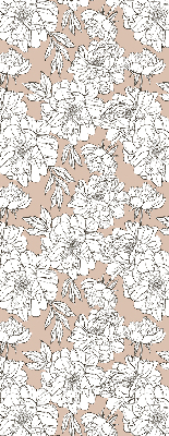 Store enrouleur Fleurs dessinées