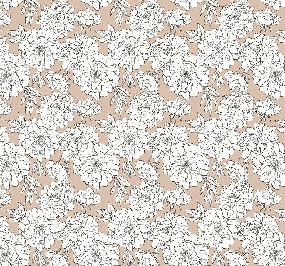 Store enrouleur Fleurs dessinées