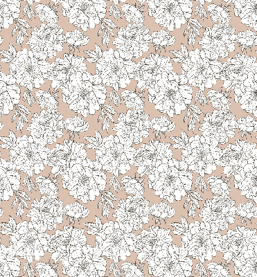 Store enrouleur Fleurs dessinées