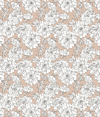 Store enrouleur Fleurs dessinées