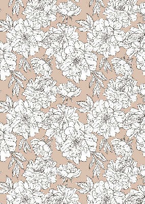 Store enrouleur Fleurs dessinées