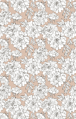 Store enrouleur Fleurs dessinées