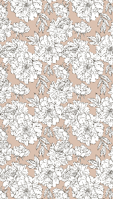 Store enrouleur Fleurs dessinées