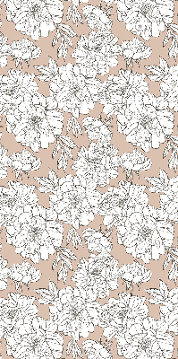 Store enrouleur Fleurs dessinées