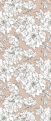 Store enrouleur Fleurs dessinées