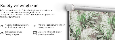 Store enrouleur Feuilles brillantes