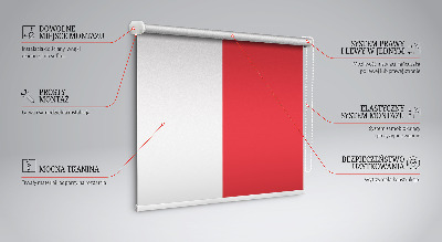 Store enrouleur Rouge