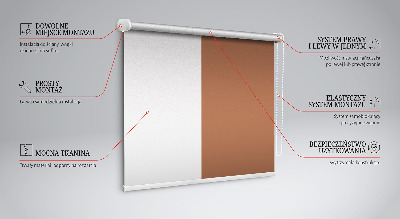 Store enrouleur Brun