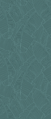 Store intérieur Feuilles de palmier vertes