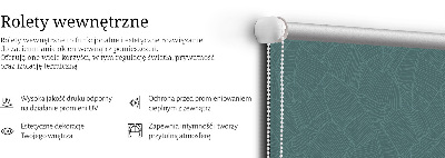 Store intérieur Feuilles de palmier vertes