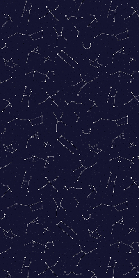 Store enrouleur Constellation d'étoiles