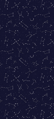 Store enrouleur Constellation d'étoiles