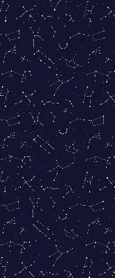 Store enrouleur Constellation d'étoiles