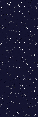 Store enrouleur Constellation d'étoiles