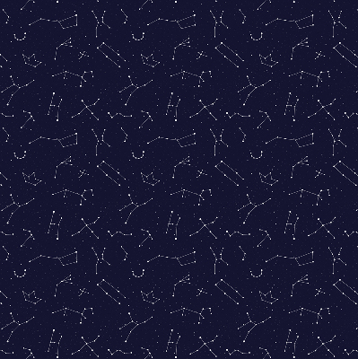 Store enrouleur Constellation d'étoiles