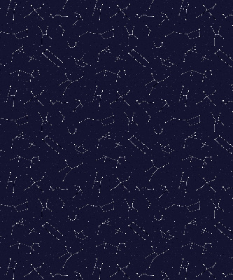 Store enrouleur Constellation d'étoiles