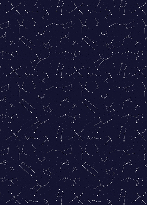 Store enrouleur Constellation d'étoiles