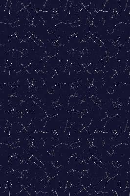 Store enrouleur Constellation d'étoiles