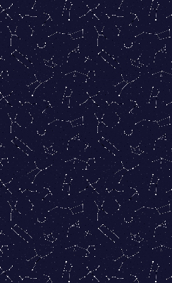 Store enrouleur Constellation d'étoiles