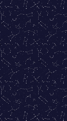 Store enrouleur Constellation d'étoiles