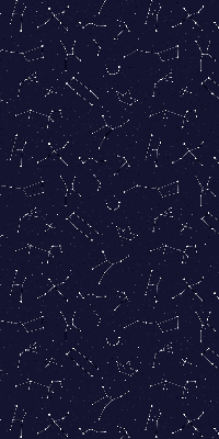 Store enrouleur Constellation d'étoiles