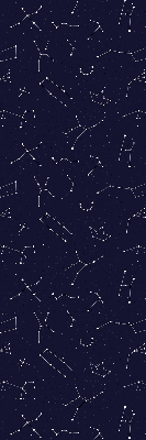 Store enrouleur Constellation d'étoiles